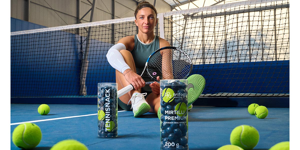 Tennisnack, il servizio vincente che unisce sport e mirtilli
